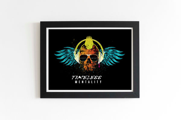 Photo Print_Timeless Mentality Skull-wings