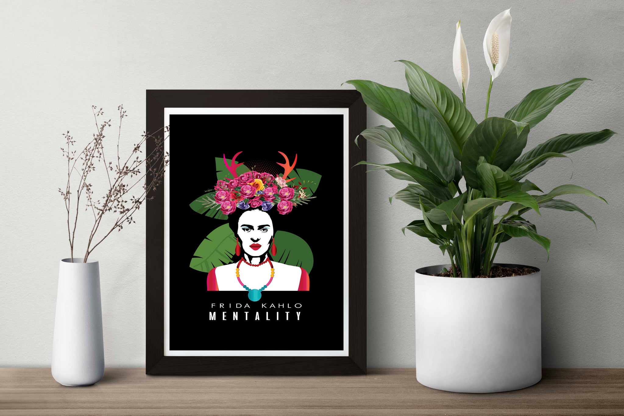 Photo Print_Frida Mentality Horns