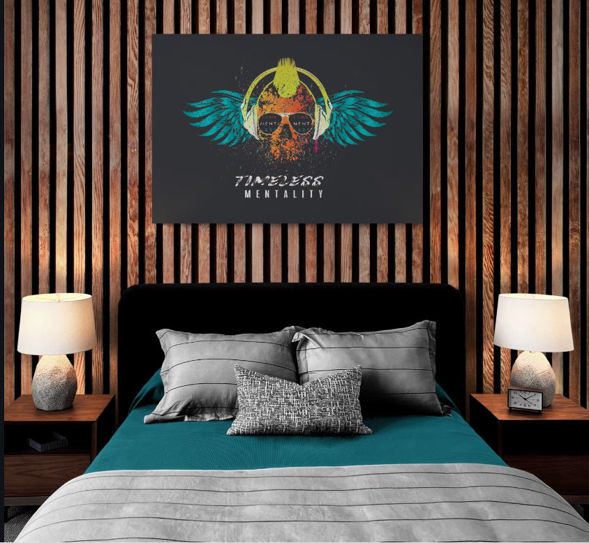 Canvas_Timeless Mentality Skull-wings